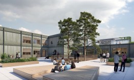 Mittelschule vom Schulplatz